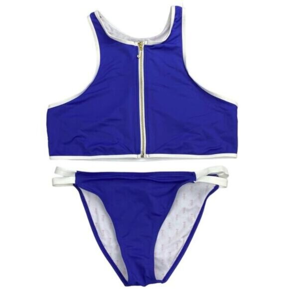 JUICY COUTURE Black Label Bikini Swimsuit Sz XL / Large - Picture 2 of 10